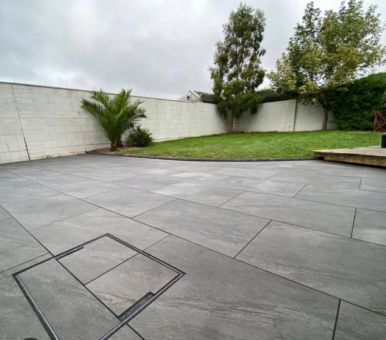 County Gris Porcelain Paving Slabs 900x600x20mm - Save & Pave