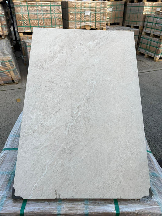 Storm Bianco Porcelain Paving Slabs 900x600x20mm - Save & Pave