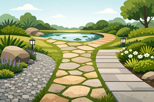 Best Paving for Garden Paths - Save & Pave