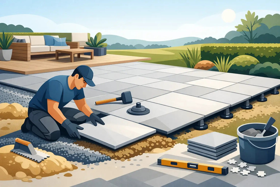 How to Lay Porcelain Paving for a Lasting Patio - Save & Pave