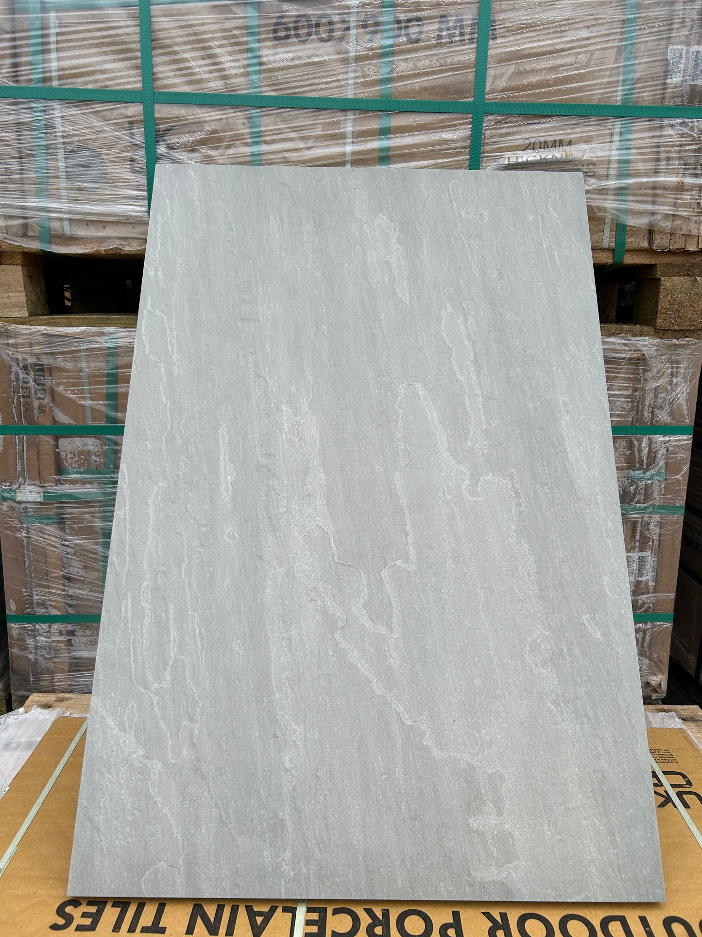 Kandla Grey Porcelain Slabs 900x600x20mm