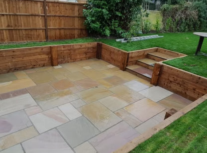 22mm Camel Buff mixed sandstone