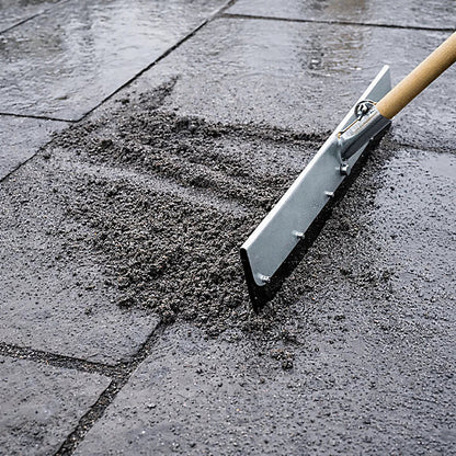 Joint Tec Granite Grey 15kg paving jointing compound in bucket, ready-to-use brush-in grout for granite and grey paving