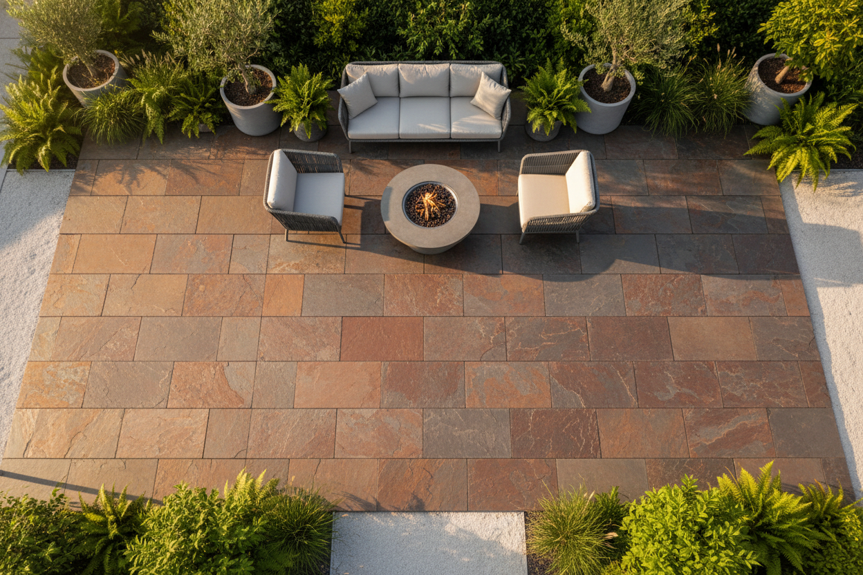 Copper Slate Porcelain 600x900mm clear proportions