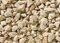 Close-up of 20mm Cotswold chippings showing natural cream and honey-coloured limestone gravel