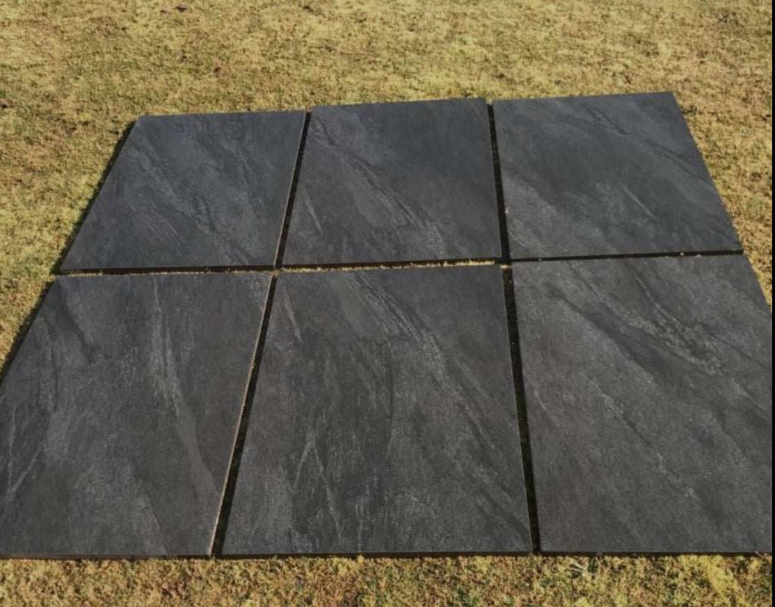County Anthracite Porcelain Paving Slabs 900x600x20mm - Save & Pave