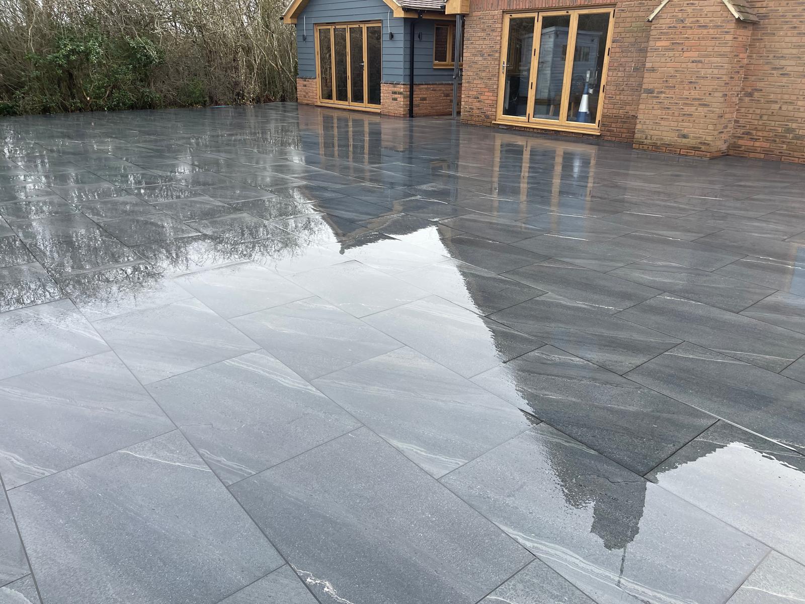 County Anthracite Porcelain Paving Slabs 900x600x20mm - Save & Pave