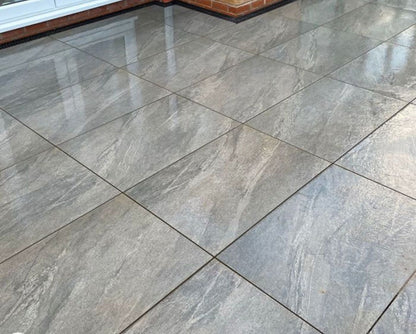 County Gris Porcelain Paving Slabs 900x600x20mm - Save & Pave