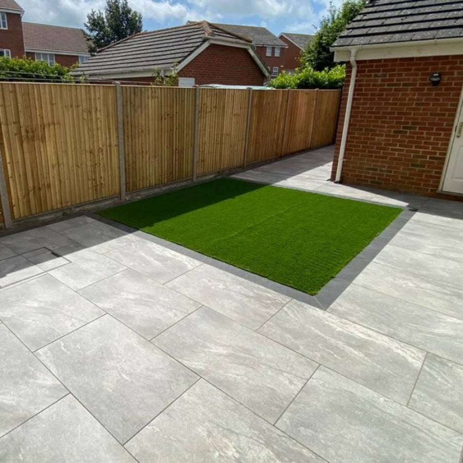 EarthCore Grey Porcelain Paving Slabs 900x600x20mm - Save & Pave