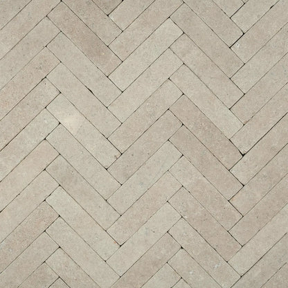 200x50x40mm Acid Tumbled Egyptian Limestone Paver – close-up showing textured tumbled finish and warm beige colour