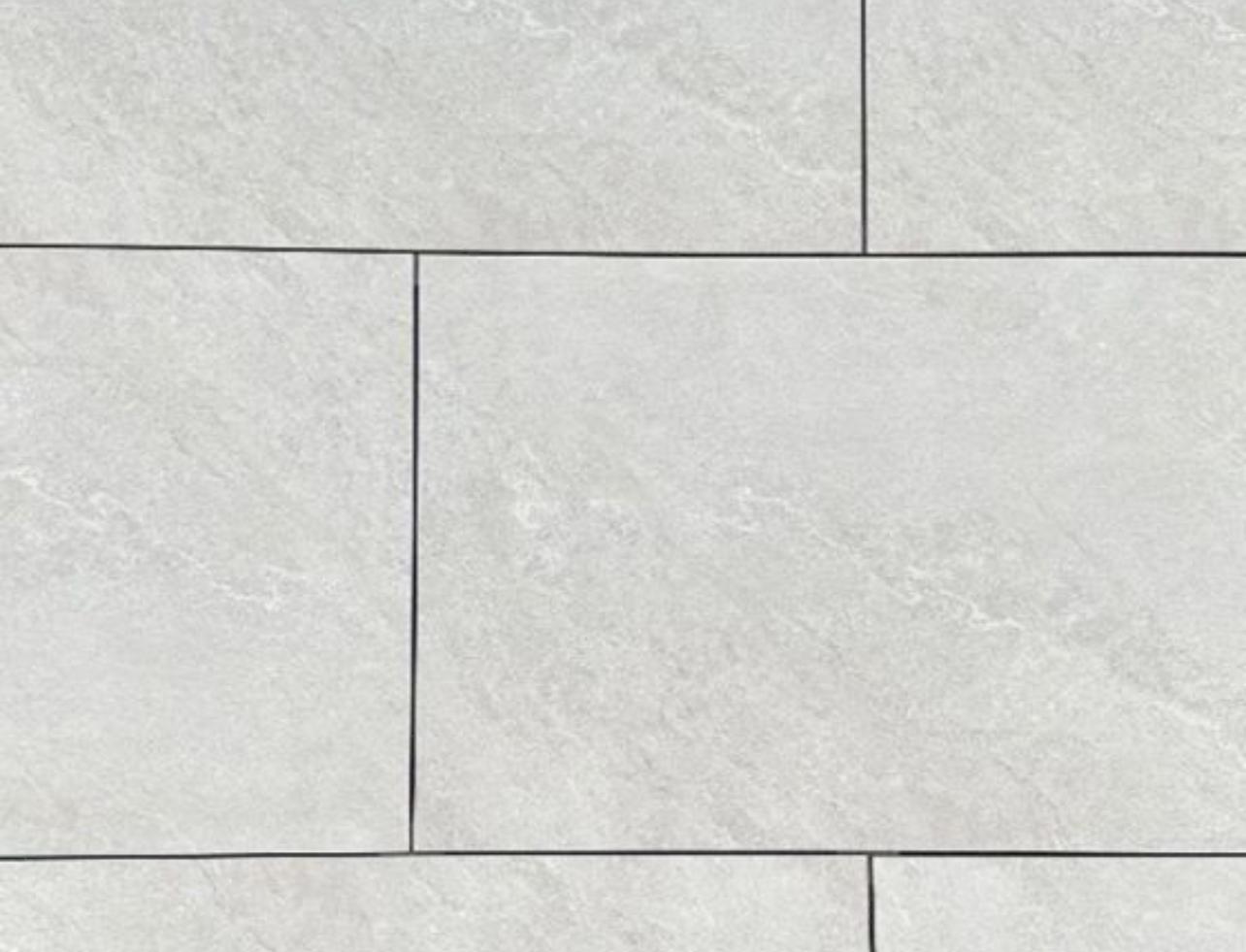 Himalayan White Porcelain Paving Slabs 900x600x20mm - Save & Pave