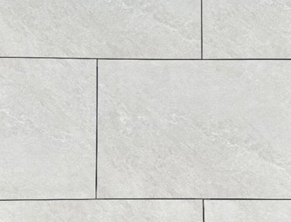 Himalayan White Porcelain Paving Slabs 900x600x20mm - Save & Pave