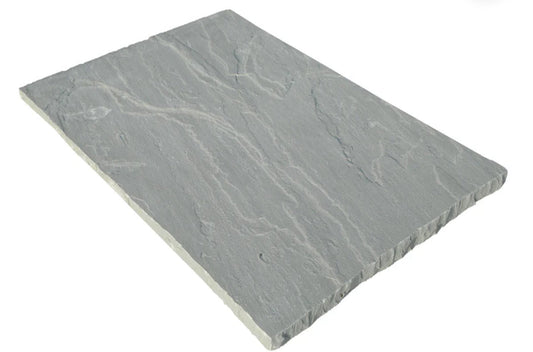 Kandla Grey Indian Sandstone Paving Slabs 900x600x20mm - Save & Pave