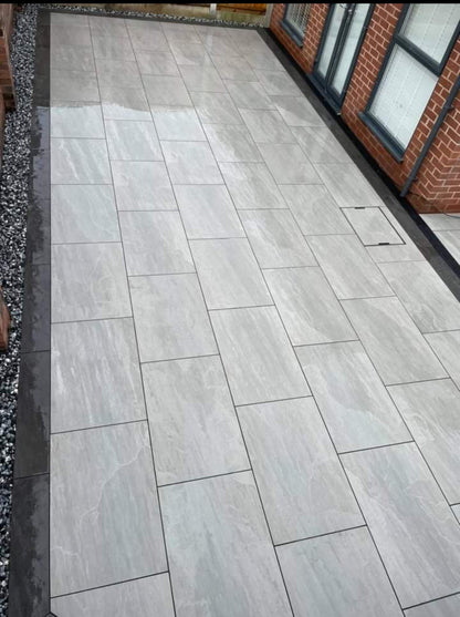 Kandla Grey Porcelain Slabs 900x600x20mm - Save & Pave