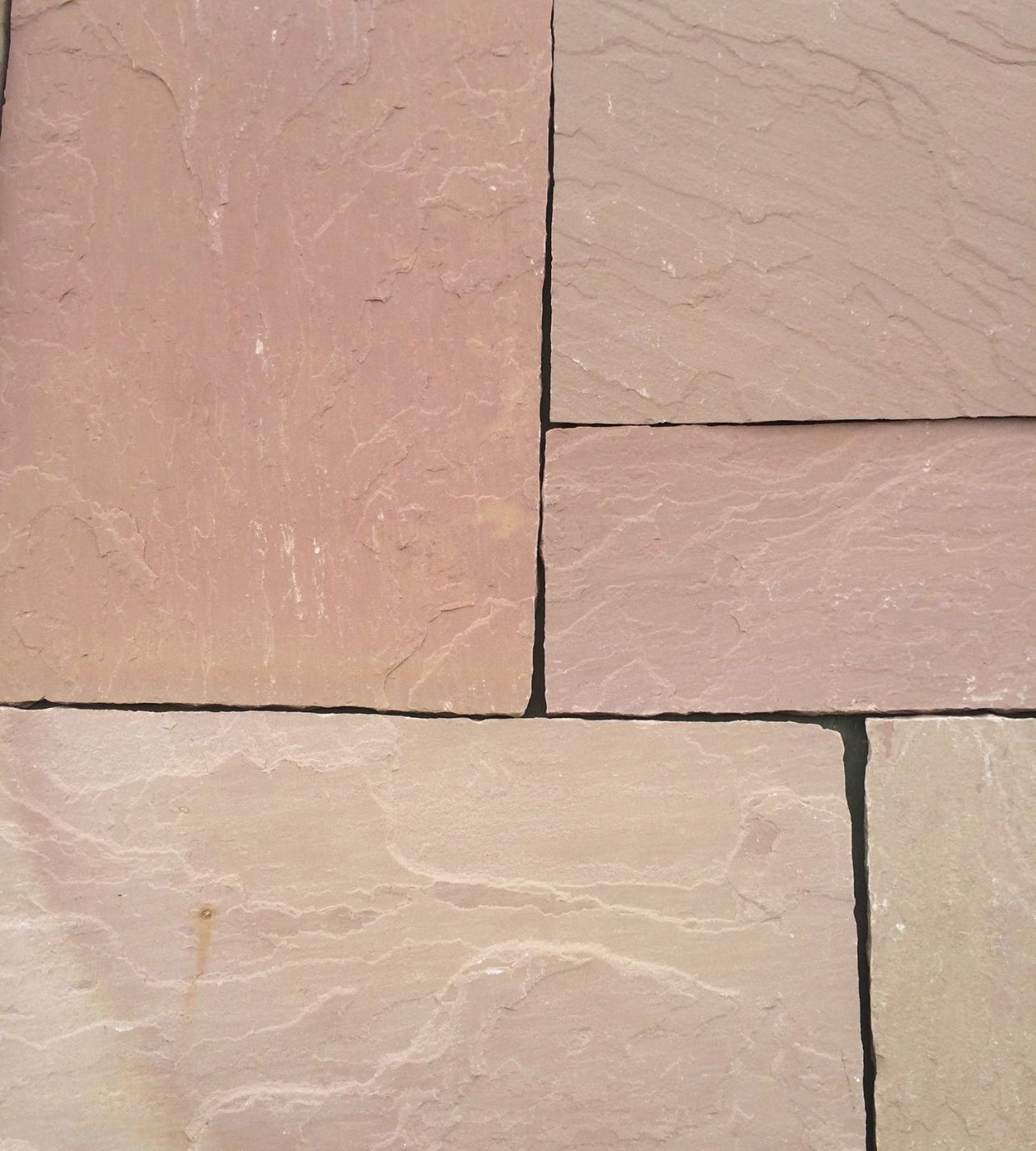 Modak Indian Sandstone Paving Slabs Mixed Sizes 18mm - Save & Pave