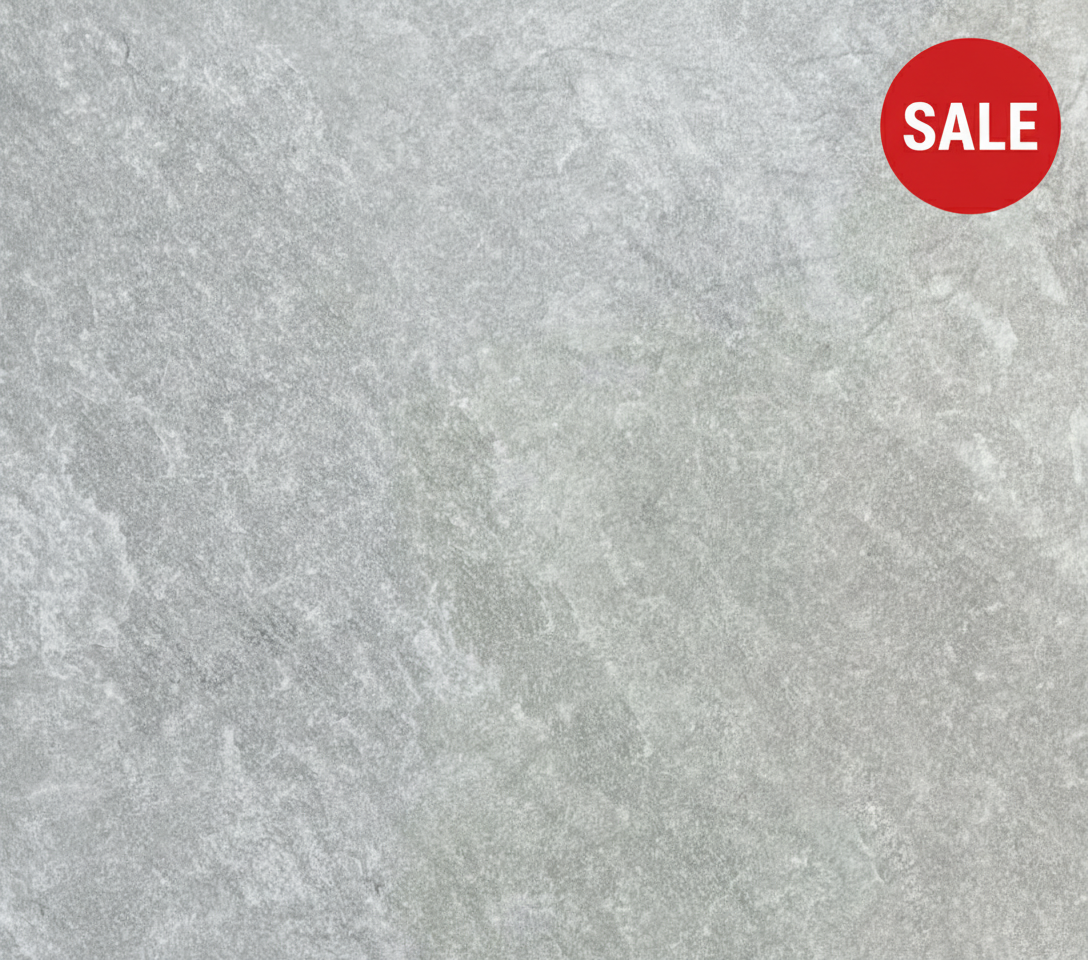 Quartz Grey Porcelain header with Sale badge