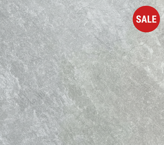 Quartz Grey Porcelain header with Sale badge