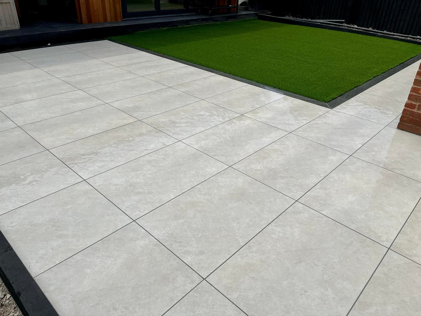 Quartz White Porcelain Paving Slabs 900x600x20mm - Save & Pave