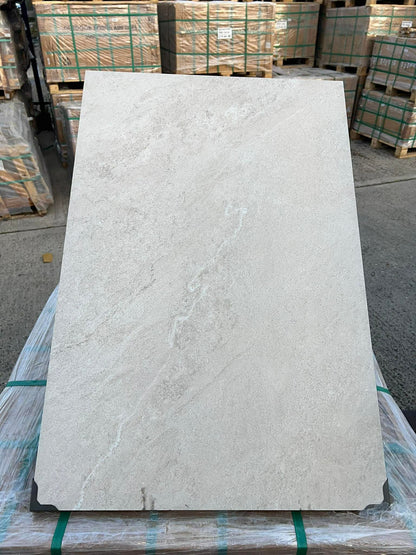 Storm Bianco Porcelain Paving Slabs 900x600x20mm - Save & Pave