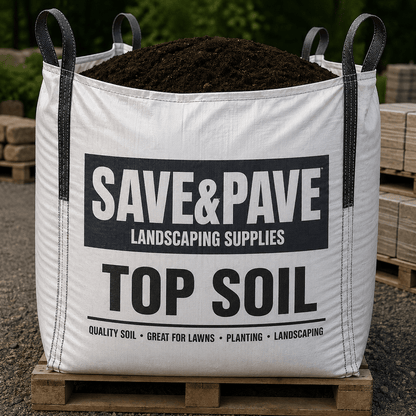 TOP SOIL 20MM SCREENED BULK BAG - Save & Pave
